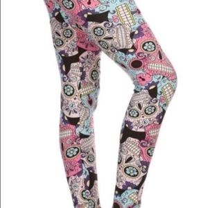 Sugar Skull print Leggings